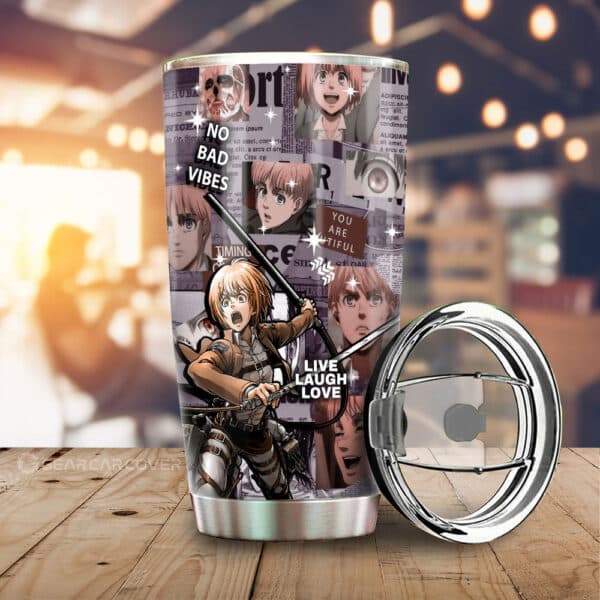 Armin Arlert Stainless Steel Anime Tumbler Cup Custom