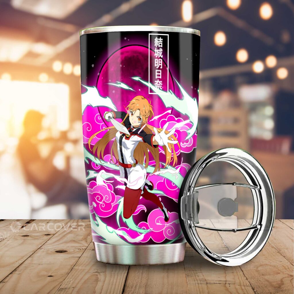 Asuna Yuuki Stainless Steel Anime Tumbler Cup Custom Sword Art Online Anime