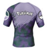 Hooktab Gengar V3 Pokemon Short Sleeve Rash Guard Compression Shirt Cosplay Anime Gym Shirt