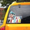 Baby In Car Franky Car Sticker Custom One Piece Anime Car Accessories