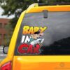 Baby In Car Gogeta Car Sticker Custom Dragon Ball Anime Car Accessories