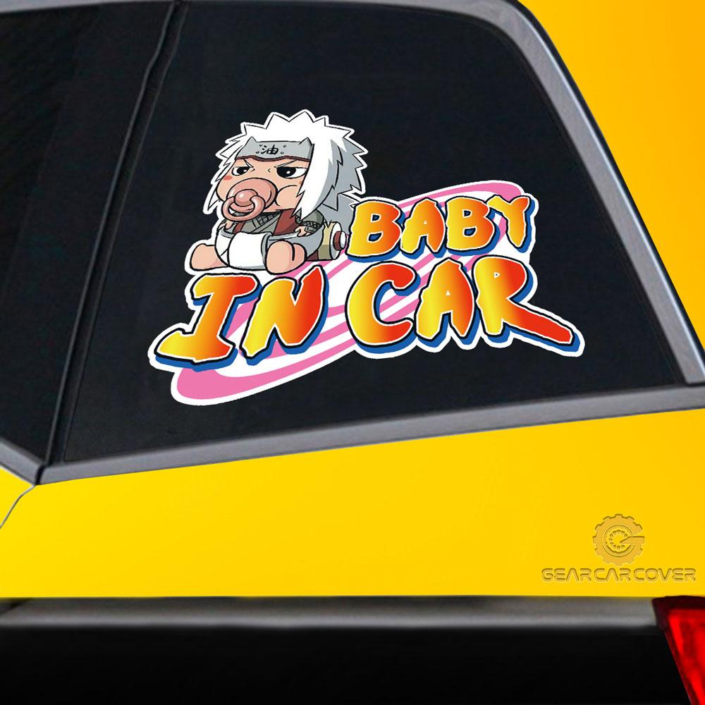 Baby In Car Jiraiya Car Sticker Custom Anime Car Accessories - HookTab.com