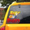 Baby On Board Android 18 Car Sticker Custom Dragon Ball Anime Car Accessories