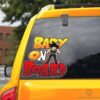 Baby On Board Bardock Car Sticker Custom Dragon Ball Anime Car Accessories