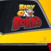 Baby On Board Broly Car Sticker Custom Dragon Ball Anime Car Accessories