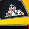 Baby On Board Franky Car Sticker Custom One Piece Anime Car Accessories