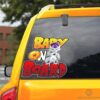 Baby On Board Frieza Car Sticker Custom Dragon Ball Anime Car Accessories