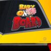 Baby On Board Goku Black Rose Car Sticker Custom Dragon Ball Anime Car Accessories