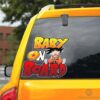 Baby On Board Goku Car Sticker Custom Dragon Ball Anime Car Accessories