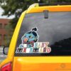 Baby On Board Jinbe Car Sticker Custom One Piece Anime Car Accessories