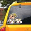 Baby On Board Usopp Car Sticker Custom One Piece Anime Car Accessories