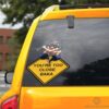 Baka Inosuke Warning Car Sticker Custom Demon Slayer Anime Car Accessories