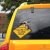 Baka Zoro Warning Car Sticker Custom One Piece Anime Car Accessories