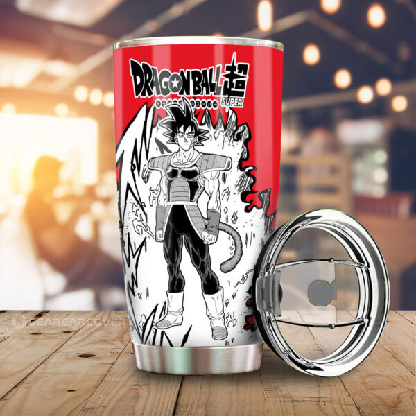 Bardock Stainless Steel Anime Tumbler Cup Custom Dragon Ball Anime Manga Style