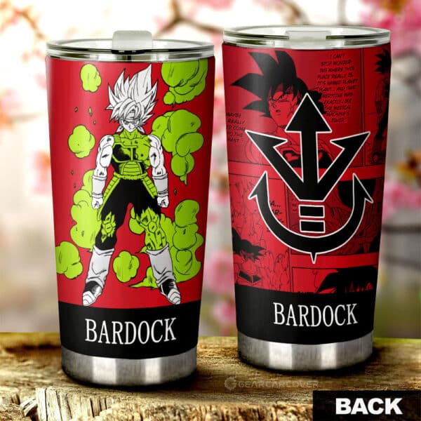 Bardock Stainless Steel Anime Tumbler Cup Custom Dragon Ball Anime Manga Color Style