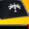 Beast Pirates Flag Car Sticker Custom One Piece Anime Car Accessories