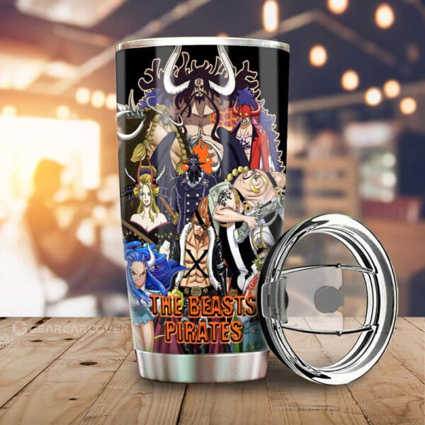 Beasts Pirates Stainless Steel Anime Tumbler Cup Custom One Piece Anime