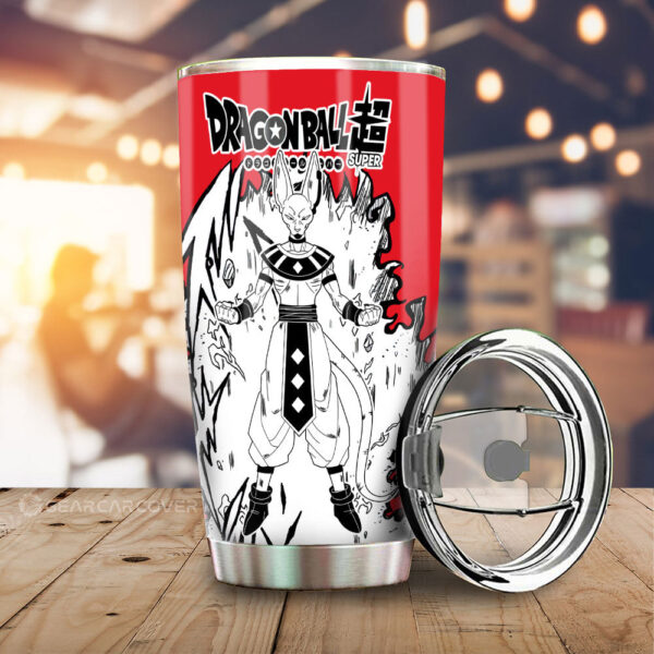 Beerus Stainless Steel Anime Tumbler Cup Custom Dragon Ball Anime Manga Style For Fans