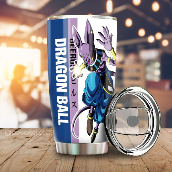 Beerus Stainless Steel Anime Tumbler Cup Custom Dragon Ball For Anime Fans