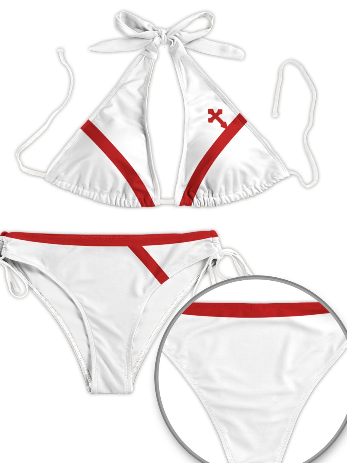 Asuna Summer Cosplay Bikini Sword Art Online Bikini Anime Bikini Swimsuit