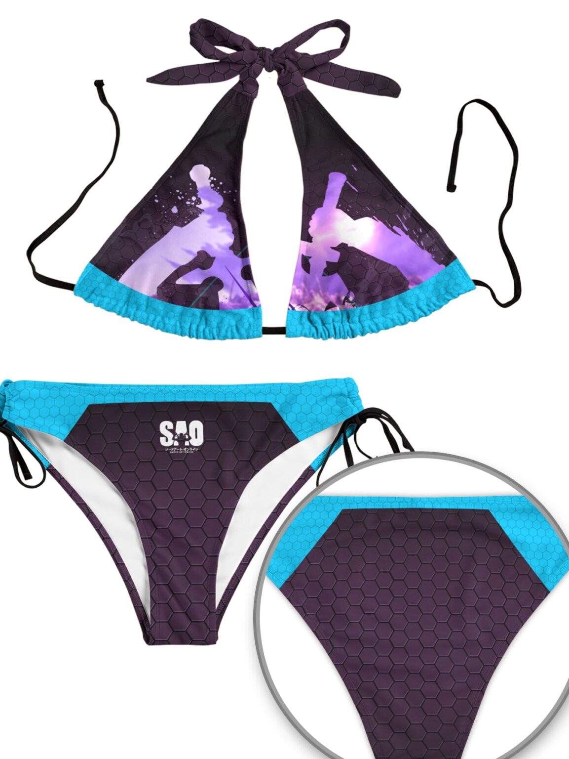 SAO Summer Bikini Sword Art Online Bikini Anime Bikini Swimsuit