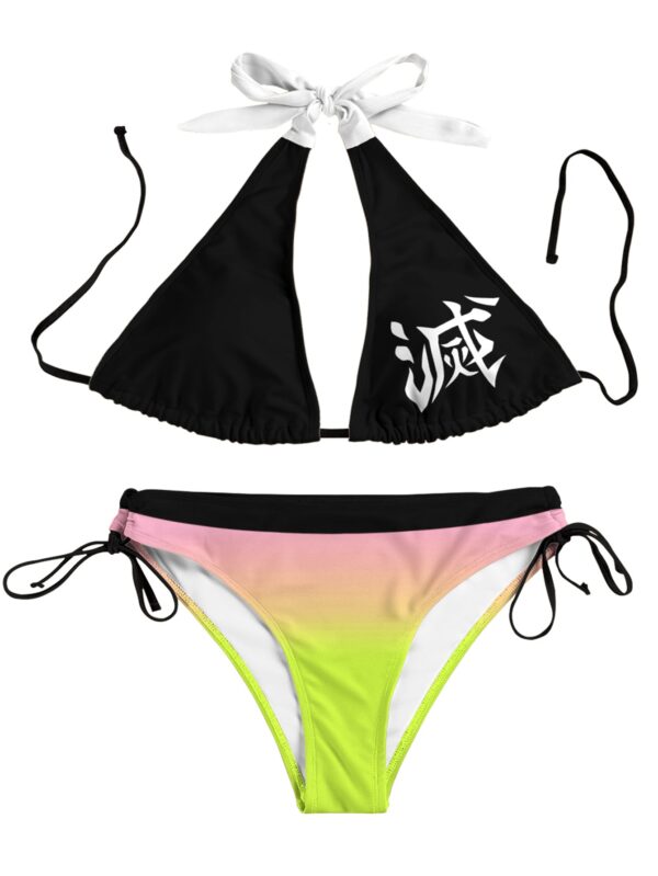 Summer Mitsuri Cosplay Bikini Demon Slayer Bikini Anime Bikini Swimsuit
