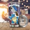 Blastoise Stainless Steel Anime Tumbler Cup Custom Anime Galaxy Manga Style