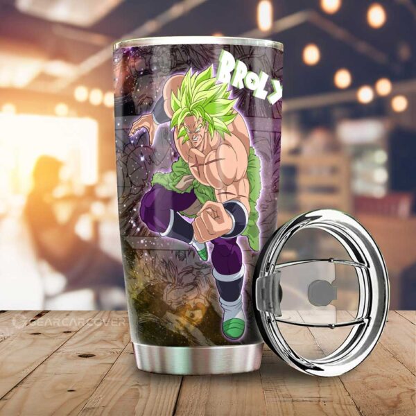 Broly Stainless Steel Anime Tumbler Cup Custom Dragon Ball Anime Galaxy Style