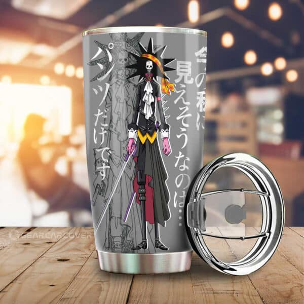 Brook Film Red Stainless Steel Anime Tumbler Cup Custom One Piece Anime