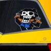 Brook Hitting Glass Car Sticker Custom One Piece Anime Car Accessories For Anime Fans