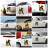 Buggy Car Sticker Custom One Piece Anime Gold Silhouette Style