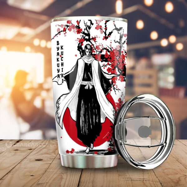 Byakuya Kuchiki Stainless Steel Anime Tumbler Cup Custom Japan Style Anime Bleach