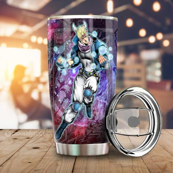 Caesar Anthonio Zeppeli Stainless Steel Anime Tumbler Cup Custom Galaxy Manga JJBA Anime