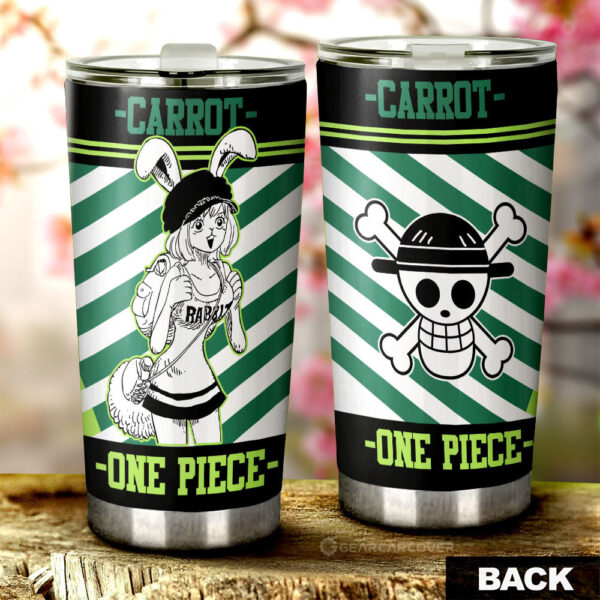 Carrot Stainless Steel Anime Tumbler Cup Custom One Piece Anime Mix Manga Style