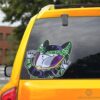 Cell Hitting Glass Car Sticker Custom Dragon Ball Anime Car Accessories For Anime Fans