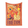 Charmander Blanket Pokemon Blanket Anime Blanket