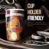 Charmander Stainless Steel Anime Tumbler Cup Custom Anime Galaxy Manga Style