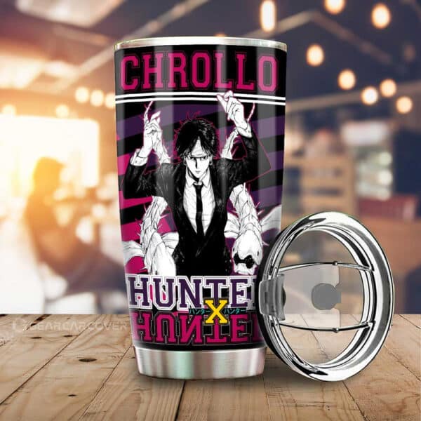 Chrollo Lucilfer Stainless Steel Anime Tumbler Cup Custom Hunter x Hunter Anime