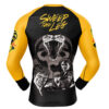 Hooktab Sweep the Leg Cobra Kai Long Sleeve Rash Guard Compression Cosplay Anime Gym Shirt