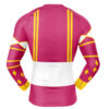 Hooktab Pink Ranger Ninjetti Mighty Morphin Power Rangers Long Sleeve Rash Guard Compression Cosplay Anime Gym Shirt