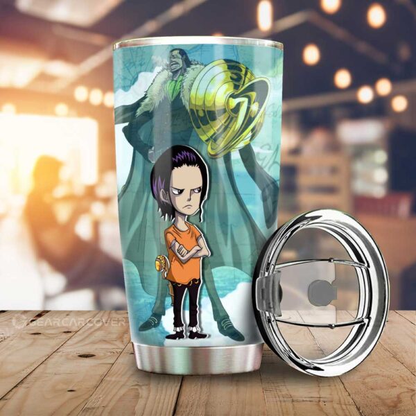 Crocodile Stainless Steel Anime Tumbler Cup Custom One Piece Map For Anime Fans