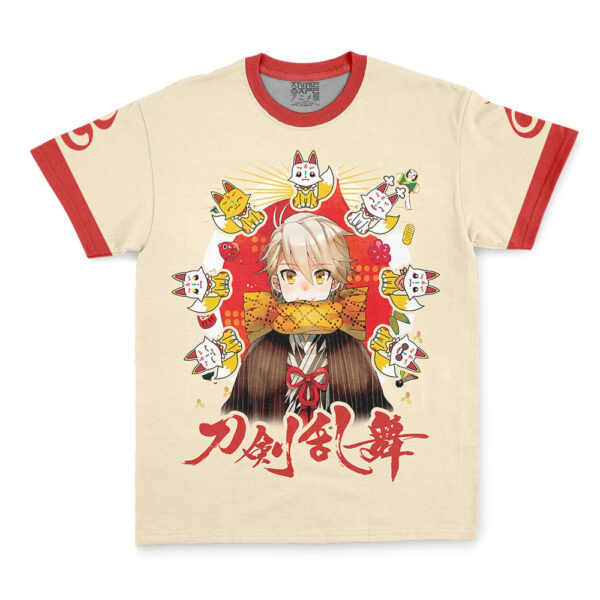 Hooktab Cute Foxes Touken Ranbu Streetwear Anime T-Shirt