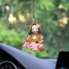 Cute Nezuko Ornament Custom Anime Demon Slayer Car Accessories Christmas Decorations