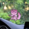 Cute Pink Cheshire Cat Ornament Custom Car Interior Accessories