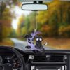 Dark Cat Luna Ornament Custom Car Accessories Halloween