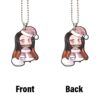 Demon Slayer Nezuko Ornament Custom Santa Claus Christmas Anime Car Accessories