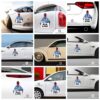 Demon Slayer Sakonji Urokodaki Car Sticker Custom My Car Is Slow Funny