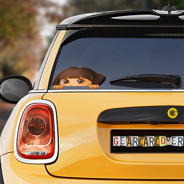 Dora the Explorer Car Sticker Custom Cartoon Car Accessories