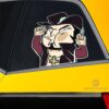 Dracule Mihawk Hitting Glass Car Sticker Custom One Piece Anime Car Accessories For Anime Fans