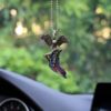 Eagle Ornament Custom No One Fight Alone Car Interior Accessories